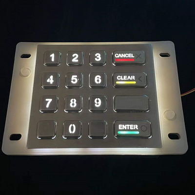 Waterproof Backlit Numeric Keypad Stainless Steel Luminous Metal GZ-B009083,USB tipkovnica